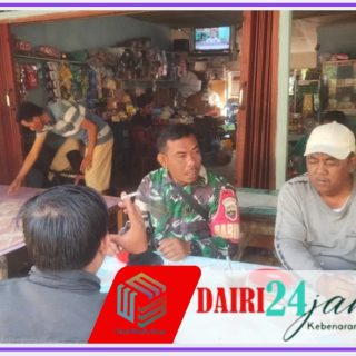 Babinsa Koramil 05/Tanah Pinem Laksanakan Komsos dengan Masyarakat Desa Kuta Gamber