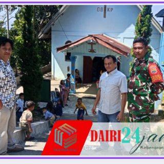 Babinsa Koramil 05/Tanah Pinem Jaga Keamanan Ibadah Minggu di Gereja Batak Karo Protestan Kutabuluh