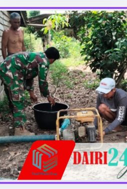 Babinsa Koramil 05/Tanah Pinem Bantu Warga Desa Lau Njuhar I, Wujudkan Impian Air Bersih untuk Masyarakat