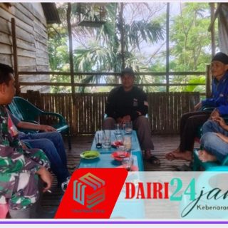 Babinsa Koramil 05/Tanah Pinem Laksanakan Komsos dengan Masyarakat Dusun Lau Sungsang