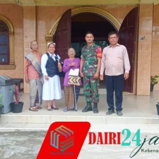 Jaga Toleransi dan Kekhusyukan Ibadah, Babinsa Koramil 01/Sumbul Amankan Peringatan Jumat Agung di Gereja HKBP