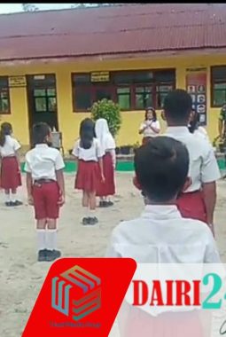 Perkuat Cinta Tanah Air, Babinsa Berikan Wasbang pada Siswa SDN Nomor 030333 kelurahan Sumbul