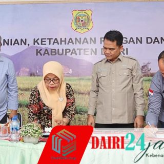 Koordinasi Dengan Lembaga Keuangan, Dinas Pertanian Dukung Literasi Finansial Petani Dairi  