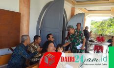 Berikan Rasa Aman, Babinsa Koramil 01/Sumbul Pantau Ibadah Minggu di Gereja HKBP Gloria