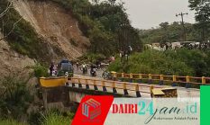 Jalinsum Sidikalang–Dolok Sanggul Putus Total Akibat Longsor di Parbuluan V