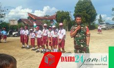 Babinsa Koramil 01/Sumbul Sosialisasikan Wawasan Kebangsaan dan Cinta Tanah Air Kepada Siswa-Siswi Sekolah Dasar