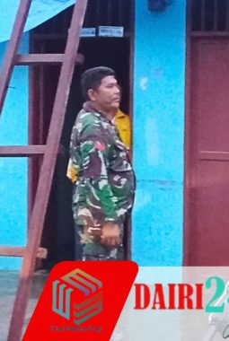 Kiprah Babinsa, Dalam Membantu Warga Terdampak Puting Beliung