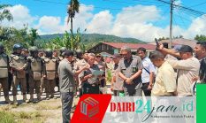 Eksekusi Lahan Gereja GKPI Salak Berlangsung Kondusif di Bawah Pengawalan Ratusan Personel Gabungan