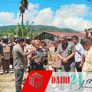 Eksekusi Lahan Gereja GKPI Salak Berlangsung Kondusif di Bawah Pengawalan Ratusan Personel Gabungan