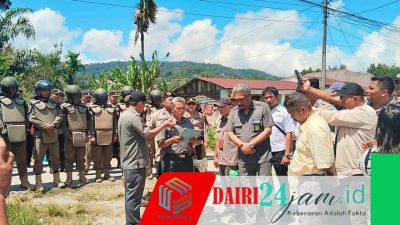 Eksekusi Lahan Gereja GKPI Salak Berlangsung Kondusif di Bawah Pengawalan Ratusan Personel Gabungan