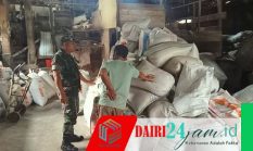 Cek Stok Gabah, Babinsa Aktif Sambangi Kilang Padi di wilayah Binaan