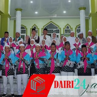 Wakil Bupati Dairi Berangkatkan 17 Orang Jemaah Calon Haji Kabupaten Dairi