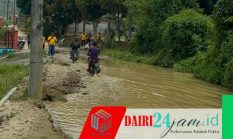 Bupati Dairi Tinjau Jalan Rusak di Desa Bukit Lau Kersik