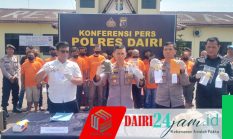 Pimpin Konferensi Pers, Kapolres Dairi Ungkap 31 Kasus Narkoba