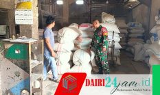 Pastikan Stabilitas Harga Beras Babinsa Cek Kilang Penggilingan Padi