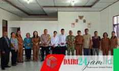 Babinsa Hadiri Pelantikan Perangkat Desa.