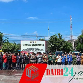 Bupati Dairi Ikuti Apel dan Deklarasi Sabuk Kamtibmas Polres Dairi