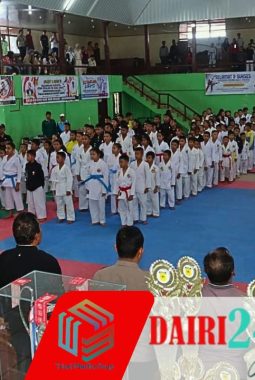 350 Karateka siap Bertanding Memperebutkan Piala Bupati Dairi 