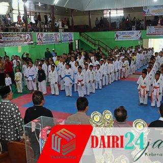 350 Karateka siap Bertanding Memperebutkan Piala Bupati Dairi 