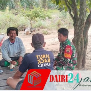 Babinsa Koramil 05/TP Laksanakan Silaturahmi dengan Masyarakat Desa Lau Njuhar I, Perkuat Hubungan TNI dan Masyarakat