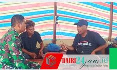 Babinsa Koramil 05/TP Laksanakan Komsos dengan Masyarakat Desa Pasir Mbelang