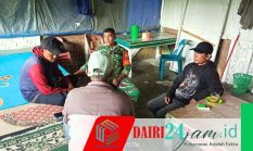 Babinsa Koramil 05/TP Ngopi Bareng Dengan Masyarakat Desa Suka Dame