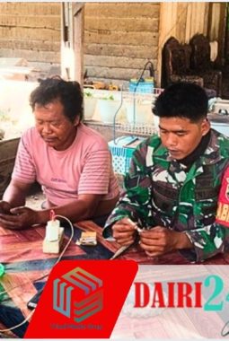 Babinsa Koramil 05/TP Laksanakan Komsos di Desa Lau Njuhar 