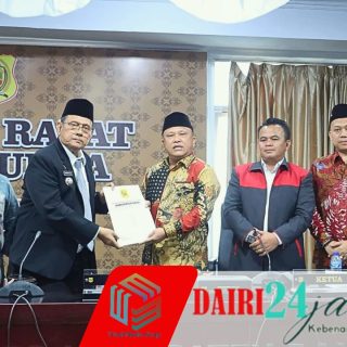 DPRD Dairi Sampaikan Rekomendasi LKPJ Bupati Dairi Tahun Anggaran 2025