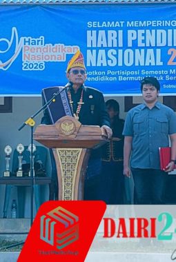 Hardiknas 2026, Bupati Vickner Sinaga Tegaskan Pendidikan Tanggung Jawab Bersama
