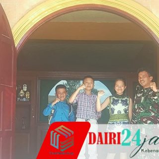 Yakinkan Keadaan Kondusif Babinsa Laksanakan Pengamanan Ibadah di Gereja