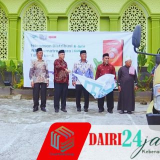 Wakil Bupati Dairi Hadiri Pelepasan Distribusi 40 Ribu Al-Qur’an Wakaf Sumut Tahap IV