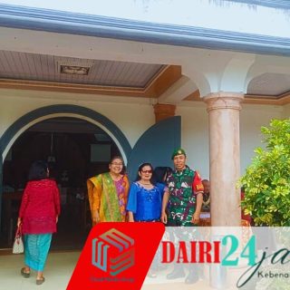 Babinsa Hadir di Tengah Jemaat, Amankan Perayaan Kenaikan Isa Almasih