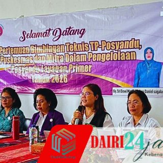  Ketua TP Posyandu Dairi Hadiri Bimtek TP Posyandu Dalam Pengelolaan Posyandu Layanan Primer Di Kecamatan Silahisabungan 