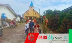 Pastikan Aman dan Tertib, Babinsa Laksanakan PAM Gereja