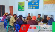Jaga Kondusifitas, Babinsa Laksanakan Komsos Dengan Perangkat Desa