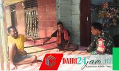 Babinsa Koramil 05/TP Komsos Bersama Warga Desa Kuta Gamber