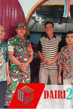 Babinsa Koramil 05/TP Amankan Ibadah Minggu di GBKP Kutabuluh