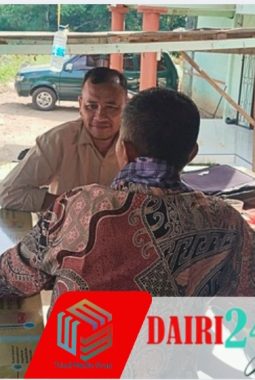 Babinsa Koramil 05/TP Komsos Bersama Warga Desa Lau Njuhar I