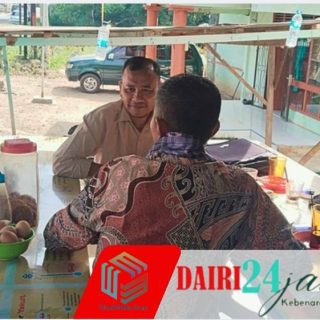 Babinsa Koramil 05/TP Komsos Bersama Warga Desa Lau Njuhar I
