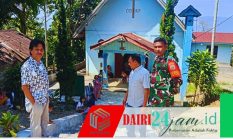 Babinsa Koramil 05/TP Amankan Ibadah Minggu di GBKP Kutabuluh, Wujudkan Rasa Nyaman Beribadah