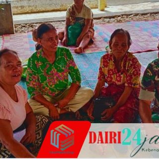 Babinsa Koramil 05/TP Komsos dan Jalin Silaturahmi Bersama Lansia Desa Renun