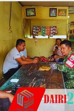 Babinsa Koramil 05/TP Laksanakan Komsos Bersama Masyarakat Desa Balan Dua