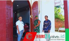 Babinsa Koramil 05/TP Kawal Ibadah Minggu, Wujudkan Rasa Aman bagi Jemaat HKBP Kutabuluh