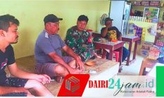 Babinsa Koramil 05/TP Sertu Hasanadi Perkuat Kemanunggalan TNI-Rakyat Lewat Komsos di Desa Balan Dua