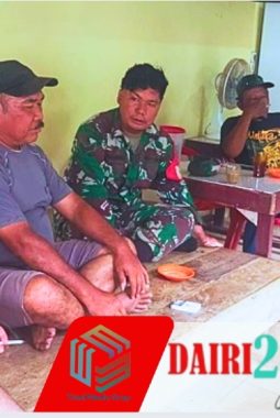 Babinsa Koramil 05/TP Sertu Hasanadi Perkuat Kemanunggalan TNI-Rakyat Lewat Komsos di Desa Balan Dua