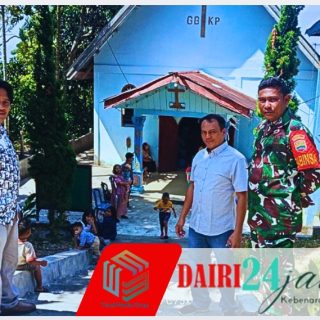 Babinsa Koramil 05/TP Amankan Ibadah Minggu di GBKP Kutabuluh, Berlangsung Aman dan Khidma