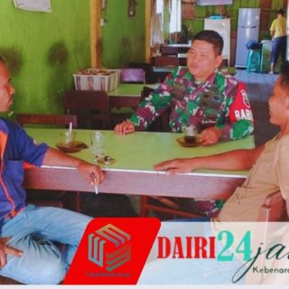 Babinsa Koramil 05/TP Serma Supriadi Hutasoit Laksanakan Komsos dengan Warga Desa Kuta Buluh