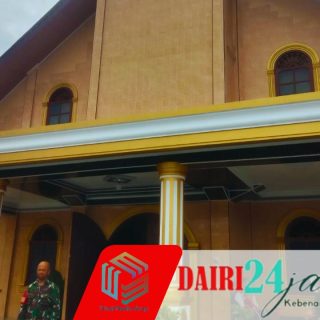Babinsa Koramil 01/Sumbul Melaksanakan Pengamanan Ibadah Gereja