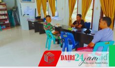 Babinsa Koramil 05/TP Serma Supriadi Hutasoit Silaturahmi ke Kantor Desa Tanah Pinem, Perkuat Sinergi dengan Perangkat Desa