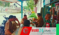 Babinsa Koramil 01/Sumbul, Laksanakan Komsos Bersama ASN Kelurahan